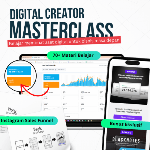 Belajar Bikin Aset Digitalmu Sendiri yang Berpotensi Hasilkan 100rb-1 Juta/Hari